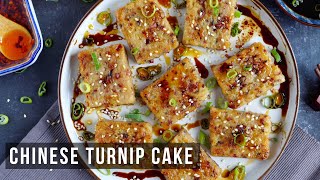 Chinese Turnip Cake Lo Bak Go萝卜糕  A Step By Step How To Guide [upl. by Fabiolas]