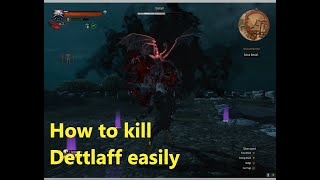 The Witcher 3 How to kill Dettlaff easily [upl. by Fagaly862]