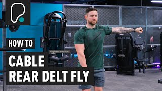 How To Do Cable Rear Delt Flyes [upl. by Wileen891]