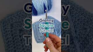 HäkelTutorial Granny Square ohne Fadenwechsel [upl. by Nnaynaffit342]