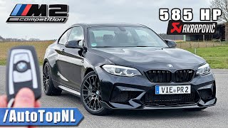 585HP BMW M2 Competition REVIEW on AUTOBAHN NO SPEED LIMIT by AutoTopNL [upl. by Hseham533]