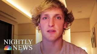 YouTube Star Logan Paul Apologizes After ‘Suicide Forest’ Post  NBC Nightly News [upl. by Aliuqehs159]