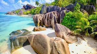 Most beautiful beach in the world Anse Source DArgent Seychelles [upl. by Brigham]