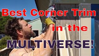 WATER TIGHT wood corner TRIM Prebuilt technique [upl. by Alleuqcaj]