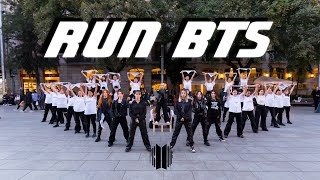 KPOP IN PUBLIC  22 dancers BTS 방탄소년단 달려라 방탄 Run BTS  Dance Cover by HYDRUS [upl. by Brodsky]