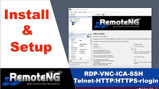 mRemoteNG Install and Basic Setup [upl. by Diver]