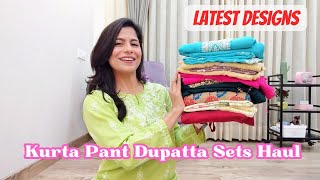 Kurta Pant Dupatta Set haul  Best Picks Dream Simple [upl. by Guinna]