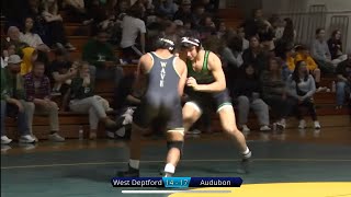 WDHS Wrestling vs Audubon 11823 [upl. by Bethena629]