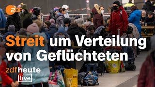 Geflüchtete aus der Ukraine Deutschland unvorbereitet  ZDFheute live [upl. by Wehner]