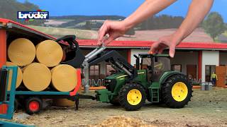 John Deere 7930  03050  BRUDER Spielwaren [upl. by Johannah]