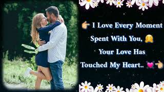 Romantic True Love Quotes In English With Couple Pictures [upl. by Ahsinauj206]