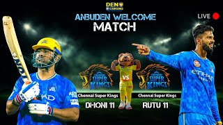 🔴LIVE 🦁 Csk vs Csk 🦁 DHONI vs RUTU IPL 2025 WhistlePodu Yellove Exclusive Day 1 vibes [upl. by Iverson]