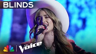 Georgia Starnes Blows the Coaches Away and Earns a FourChair Turn  The Voice Blind Auditions  NBC [upl. by Sathrum679]