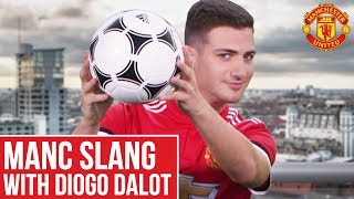 Diogo Dalot Learns Manc Slang  Manchester United [upl. by Berkin122]