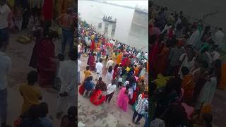 Chhath Puja Patna Ghat per shortsfeed [upl. by Arber]