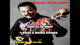 Cano Estremera Amor A Medio Tiempo Karaoke [upl. by Ytsirhc]