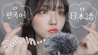 ASMR 日本語と韓国語のオノマトペ🇰🇷｜30分 [upl. by Claudianus575]