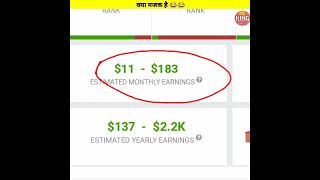 Social Blade Youtuber Income Vs Real YouTuber Income 😂  Social Blade shorts [upl. by Neltiak817]