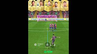 Messi Free Kicks Evolution From FIFA 21 To FC 25🐐 [upl. by Oivatco]