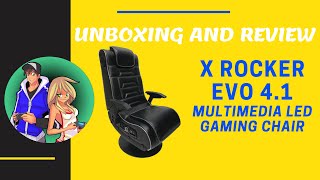 X Rocker 41 EVO Multimedia LED Gaming Chair Unboxing and Review [upl. by Letnuahs]