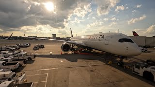 Delta A350900  Atlanta to Cape Town SA  15hrs nonstop  South Africa  2023 Travel [upl. by Corydon]