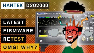 Hantek DSO2000 Oscilloscope ReTest After Firmware Upgrade ⭐ 2C10  2D10  2C15 amp 2D15 [upl. by Ujawernalo993]