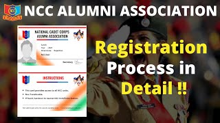 NCC Alumni Association  Registration Process in Detail  Defence Square [upl. by Roy]