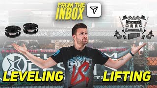 Leveling Kit vs Lift Kit  From The Inbox [upl. by Enylodnewg]