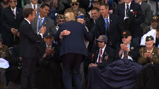 President Trump thanks DDay veterans [upl. by Eiznikam]