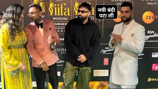 Yo Yo Honey Singh With Girlfriend Vs Badshah Craze In Fans At IIFA Utsavam Awards 2024 [upl. by Enybor]