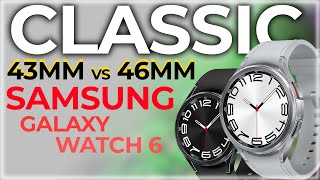 Galaxy Watch 6 47mm VS 43 mm Variant  Find the Perfect Fit for Your Wrist samsunggalaxywatch6 [upl. by Crain912]