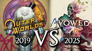 Avowed vs The Outer Worlds  Obsidians previous game  Attention to detail [upl. by Arotal45]