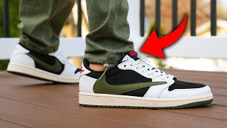 The LAST Travis Scott Jordan 1 Travis Scott Air Jordan 1 Low OLIVE Review [upl. by Stu912]