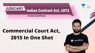 Commercial Court Act 2015 In One Shot  Linking Laws  Anoop Upadhyay [upl. by Shep171]