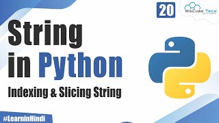 What is String Indexing amp String Slicing in Python  Python Tutorial [upl. by Averill]