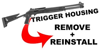 How to Remove and Reinstall Benelli M4 Trigger Housing Quickly and Easily [upl. by Eirok]