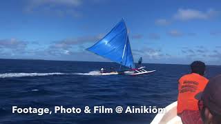 Marshall Islands  Flying Traditional Marshallese Proa [upl. by Utir]