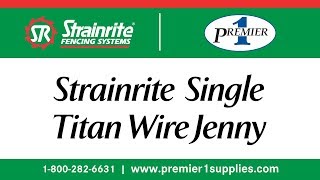 Strainrite Single Titan Wire Jenny [upl. by Nahtannhoj492]