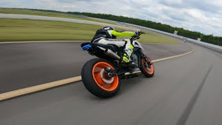 KTM 890 Duke R track day [upl. by Eslud452]