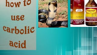 Carbolic acid  how to use carbolic acid carbolic acid kaise use kare [upl. by Yrahca]