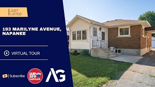 193 Marilyn Avenue Napanee Ontario [upl. by Nrubloc468]