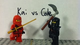 Lego Ninjago Kai vs Cole [upl. by Naoma]