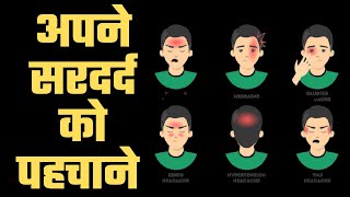 Head Pain Types and Causes सिरदर्द के कारण और उपचार [upl. by Rutger]