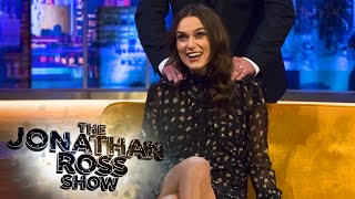 Keira Knightley Getting A Massage  The Jonathan Ross Show [upl. by Anirtal289]