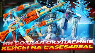 ИИ СОЗДАЛ ОКУПАЕМЫЕ КЕЙСЫ НА CASES4REAL  ОТКРЫТИЕ КЕЙСОВ И ПРОМОКОД [upl. by Gervais]