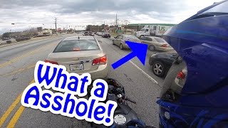 Motorcycle Crash Recovery  Douche Drivers  Lady Hits a Curb [upl. by Aliakim]