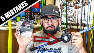 5 Baitcaster Spooling Mistakes How to Spool a Baitcaster [upl. by Beghtol]