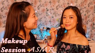 ASMR Relaxing Makeup Application Session Featuring Cyrille [upl. by Alleuqram]