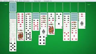 Winning Spider Solitaire  Advanced Level 4 suits [upl. by Ellyn]