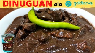 DINUGUAN RECIPE  ALA GOLDILOCKS  Pork Blood Stew  Filipino Food [upl. by Chu]